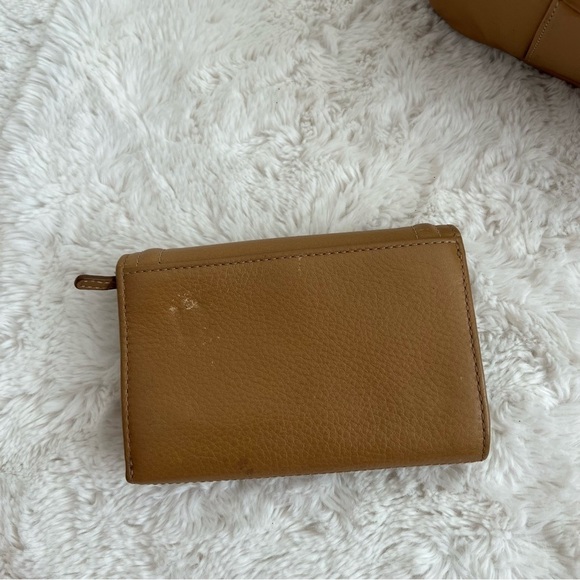 COACH Gallery Leather Tote Shoulder Bag + Wallet Camel Brown - Picture 14 of 16